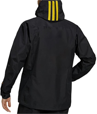 adidas Jaket Hitam Waterproof Windproof Hoodie dengan Resleting GH7370 Shop adidas Jaket Hitam Waterproof Windproof Hoodie dengan Resleting GH7370