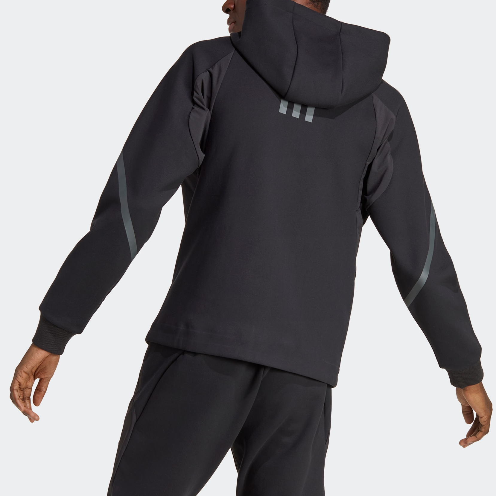 adidas  Black Logo Zip-Up Hoodie Jacket IC8039 圖 4