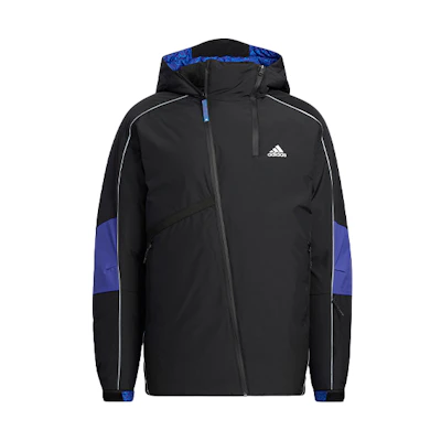 adidas Black Outdoor Hooded Down Jacket Winter Coat HC0279