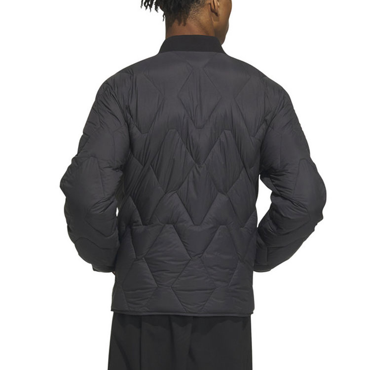 Shop 阿迪达斯黑色户外羽绒夹克带标志 - 训练休闲外套 IW0775