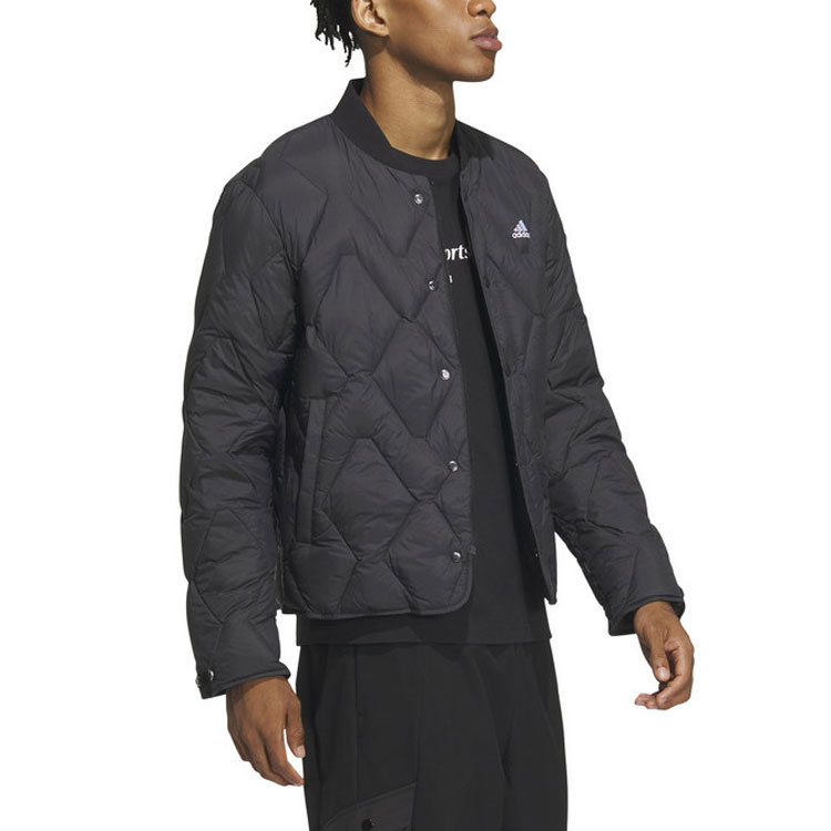 Purchase 阿迪达斯黑色户外羽绒夹克带标志 - 训练休闲外套 IW0775