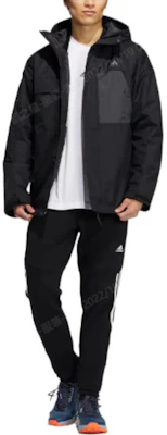 adidas Jaket Puffer Hitam Solid Berkerudung dengan Bordir Logo. HN2135 Shop adidas Jaket Puffer Hitam Solid Berkerudung dengan Bordir Logo. HN2135