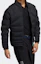 Lookbook Adidas Jaket Puffer Hitam Polos dengan Resleting dan Kerah Tegak. GT3417