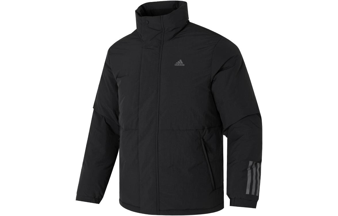 adidas  Black Solid Outdoor Windproof Thermal Down Jacket IL8922