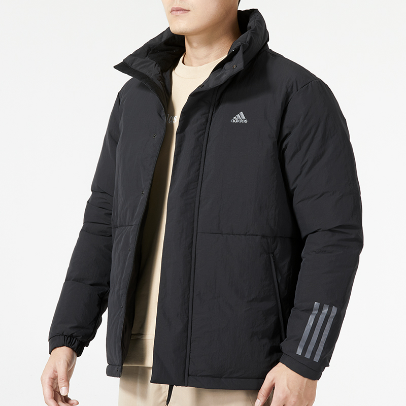 adidas  Black Solid Outdoor Windproof Thermal Down Jacket IL8922 圖 3