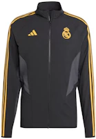 adidas Black Striped Zip-Up Fitted Jacket HY0641 adidas Black Striped Zip-Up Fitted Jacket HY0641