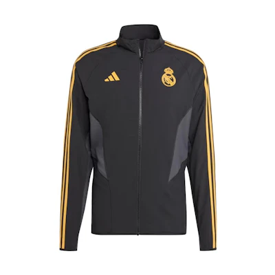 adidas Black Striped Zip-Up Fitted Jacket HY0641
