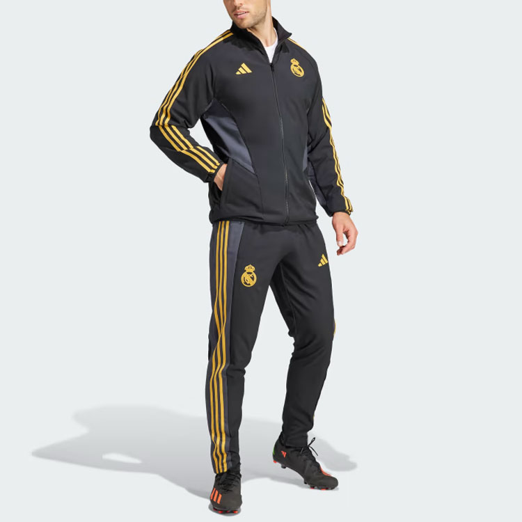 adidas  Black Striped Zip-Up Fitted Jacket HY0641 圖 7