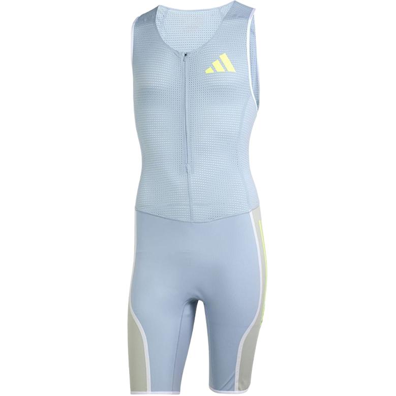 Order 아디다스 통기성 로고 프린트 점프수트 - 블루 그레이. HZ2543