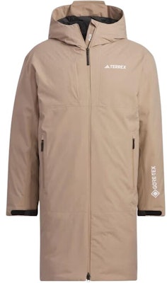 Chaqueta adidas marrón impermeable Gore-Tex con capucha estilo casual. IL8995 Order Chaqueta adidas marrón impermeable Gore-Tex con capucha estilo casual. IL8995