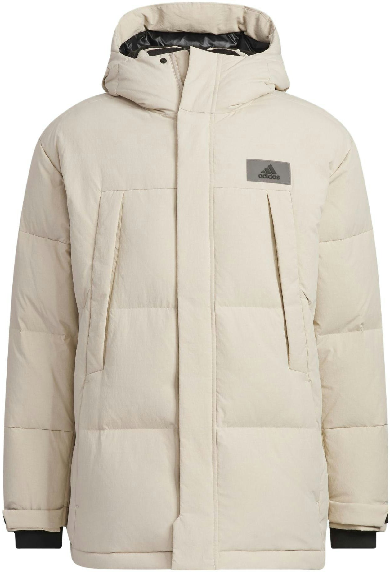 adidas-casual-hooded-down-jacket-light-khaki-black-duck-down-il-8898