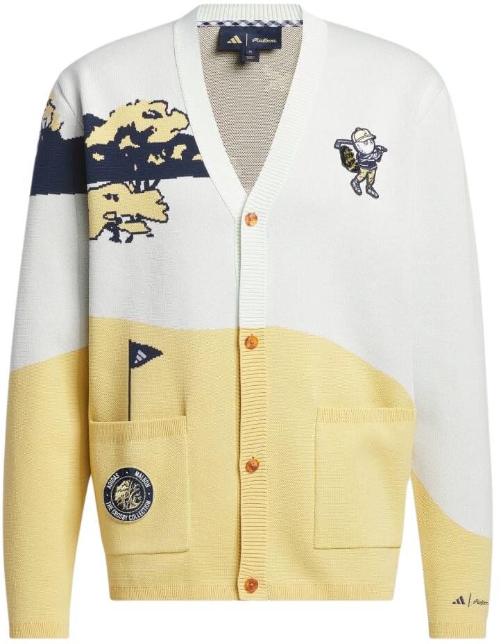 adidas-color-block-button-up-knit-sweater-yellow-white-in-9172