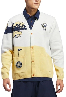 adidas Sweater Rajut Kancing Warna Kuning/Putih. IN9172 Lookbook adidas Sweater Rajut Kancing Warna Kuning/Putih. IN9172