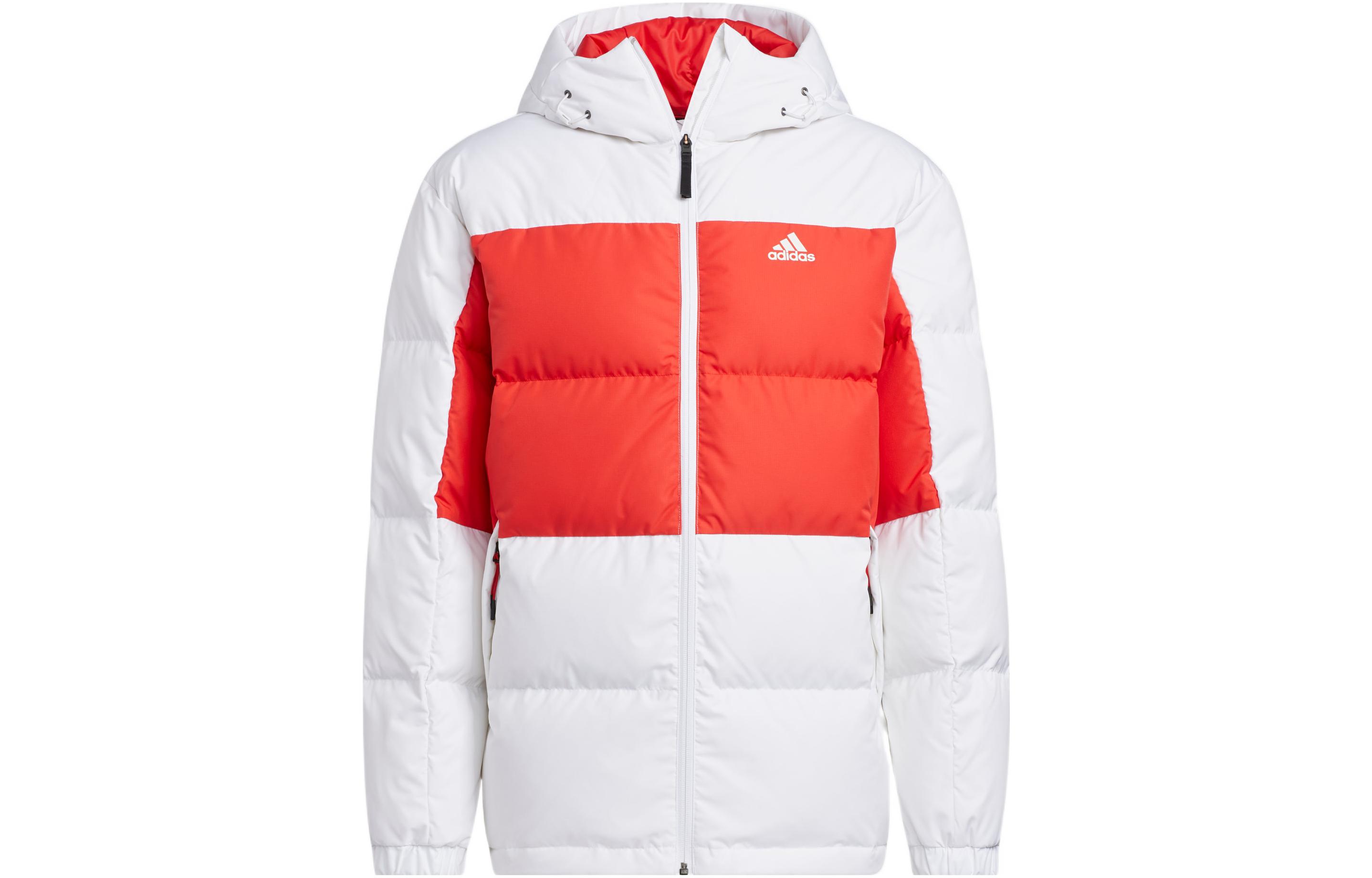 Buy adidas  Colorblock Logo Hooded Down Jacket HN2091