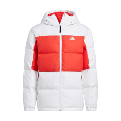 adidas Colorblock Logo Hooded Down Jacket HN2091
