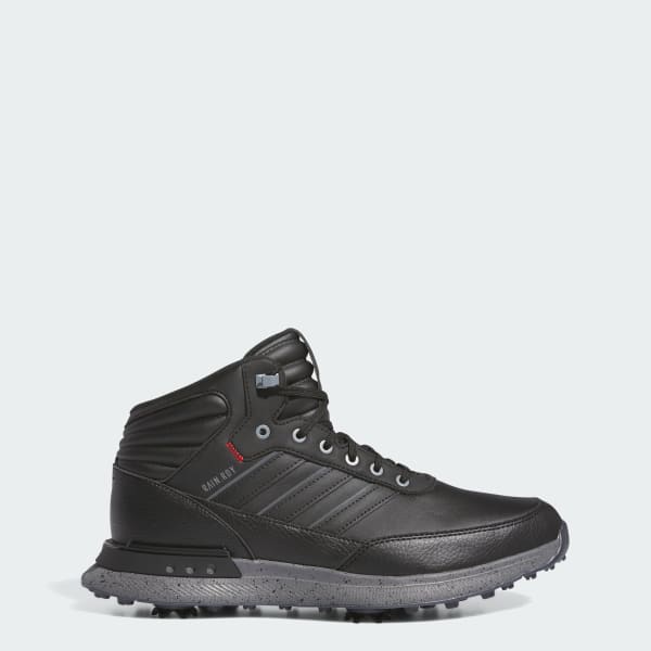 Adidas 【Golf】S2G RAIN.RDY Rain-Ready Golf Shoes Core Black/Iron Metallic/Better Scarlet IH5177