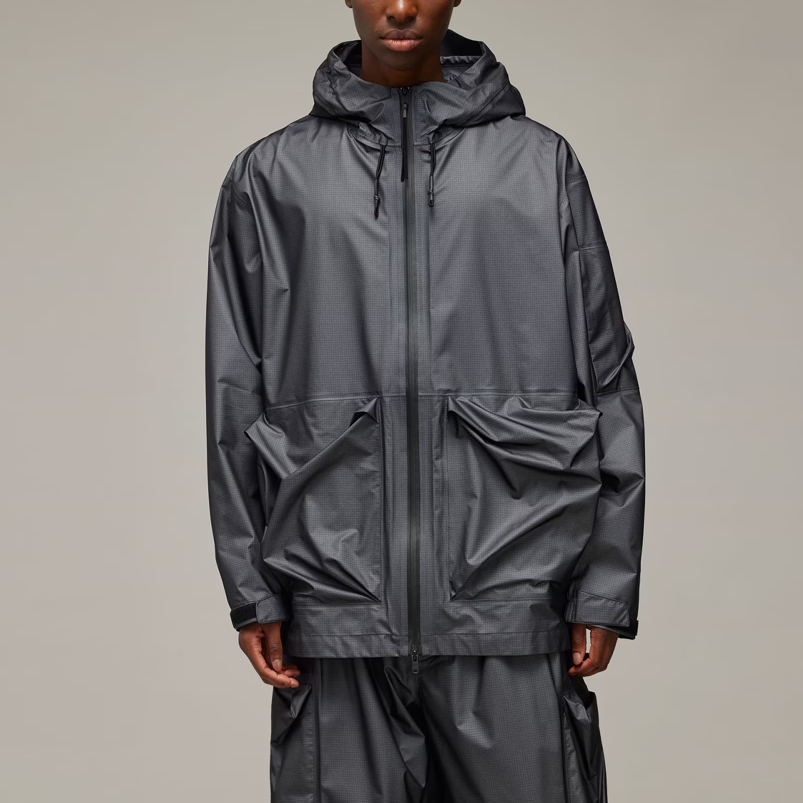 adidas  GTX Waterproof Hooded Zip Jacket Black IR6251 圖 3