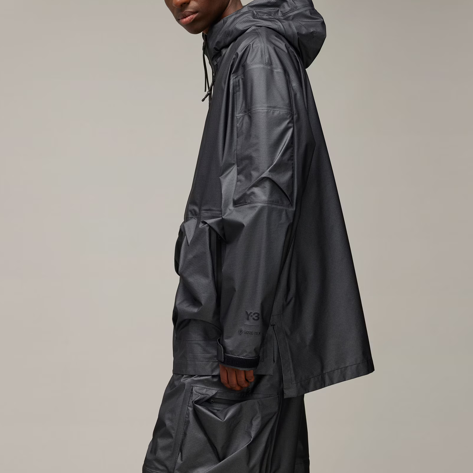 adidas  GTX Waterproof Hooded Zip Jacket Black IR6251 圖 5