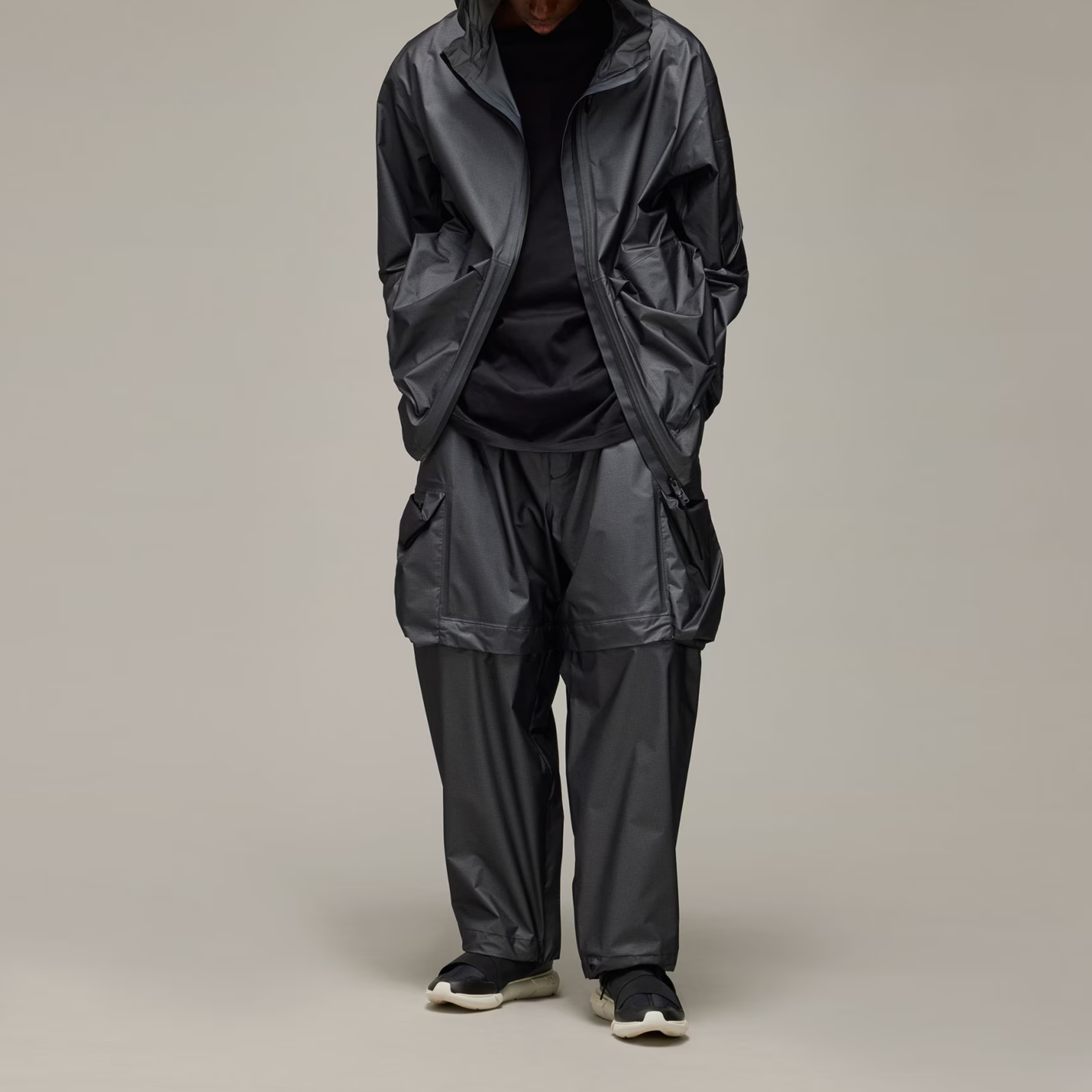 adidas  GTX Waterproof Hooded Zip Jacket Black IR6251 圖 6