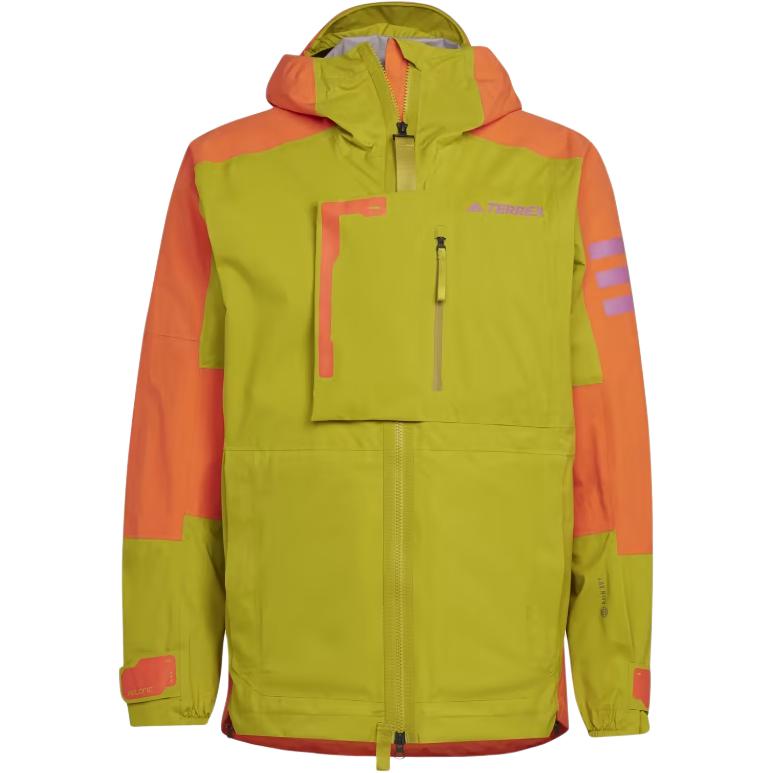 adidas  Green Striped Zip-Up Hoodie Jacket HH9241