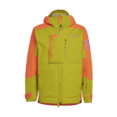 adidas Green Striped Zip-Up Hoodie Jacket HH9241