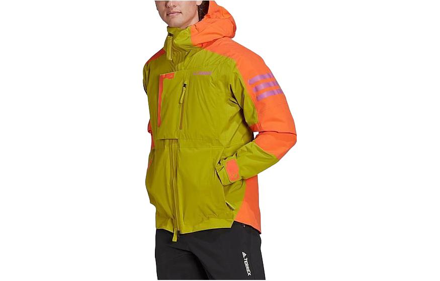 adidas  Green Striped Zip-Up Hoodie Jacket HH9241 圖 2