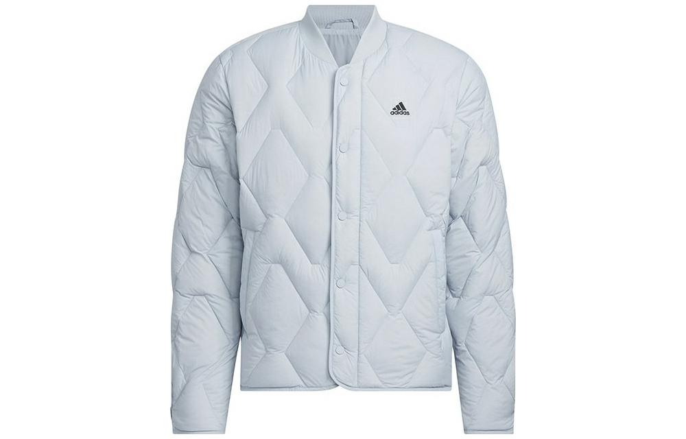 adidas  Lightweight 600-Fill Power Down Jacket Solid Logo Light Grey IX7084