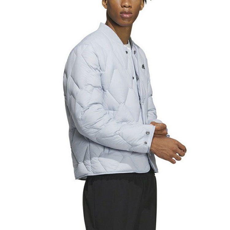 Purchase 아디다스 라이트웨이트 600 필 파워 다운 자켓 솔리드 로고 라이트 그레이 IX7084