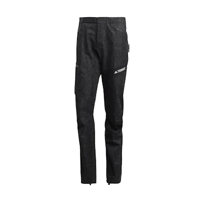 adidas Mid-Rise Straight-Leg Casual Pants Black with Letter Print HU1828