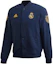 Order adidas Jaket Baseball Lengan Panjang Biru Tua dengan Logo Bordir. FR5569