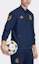 Details for adidas Jaket Baseball Lengan Panjang Biru Tua dengan Logo Bordir. FR5569