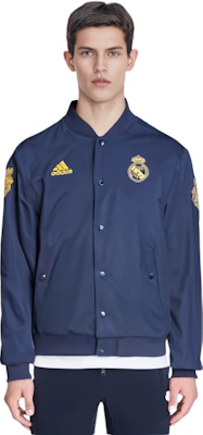 adidas Jaket Baseball Lengan Panjang Biru Tua dengan Logo Bordir. FR5569 Sizing adidas Jaket Baseball Lengan Panjang Biru Tua dengan Logo Bordir. FR5569