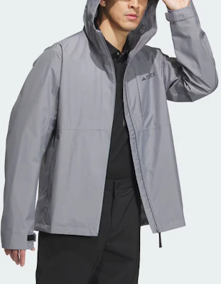 adidas 戶外防水防風透氣外套 淺灰色 IU2670 Purchase adidas 戶外防水防風透氣外套 淺灰色 IU2670