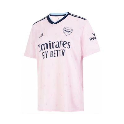 adidas Pink Logo Short Sleeve Training Football Jersey HF0709
