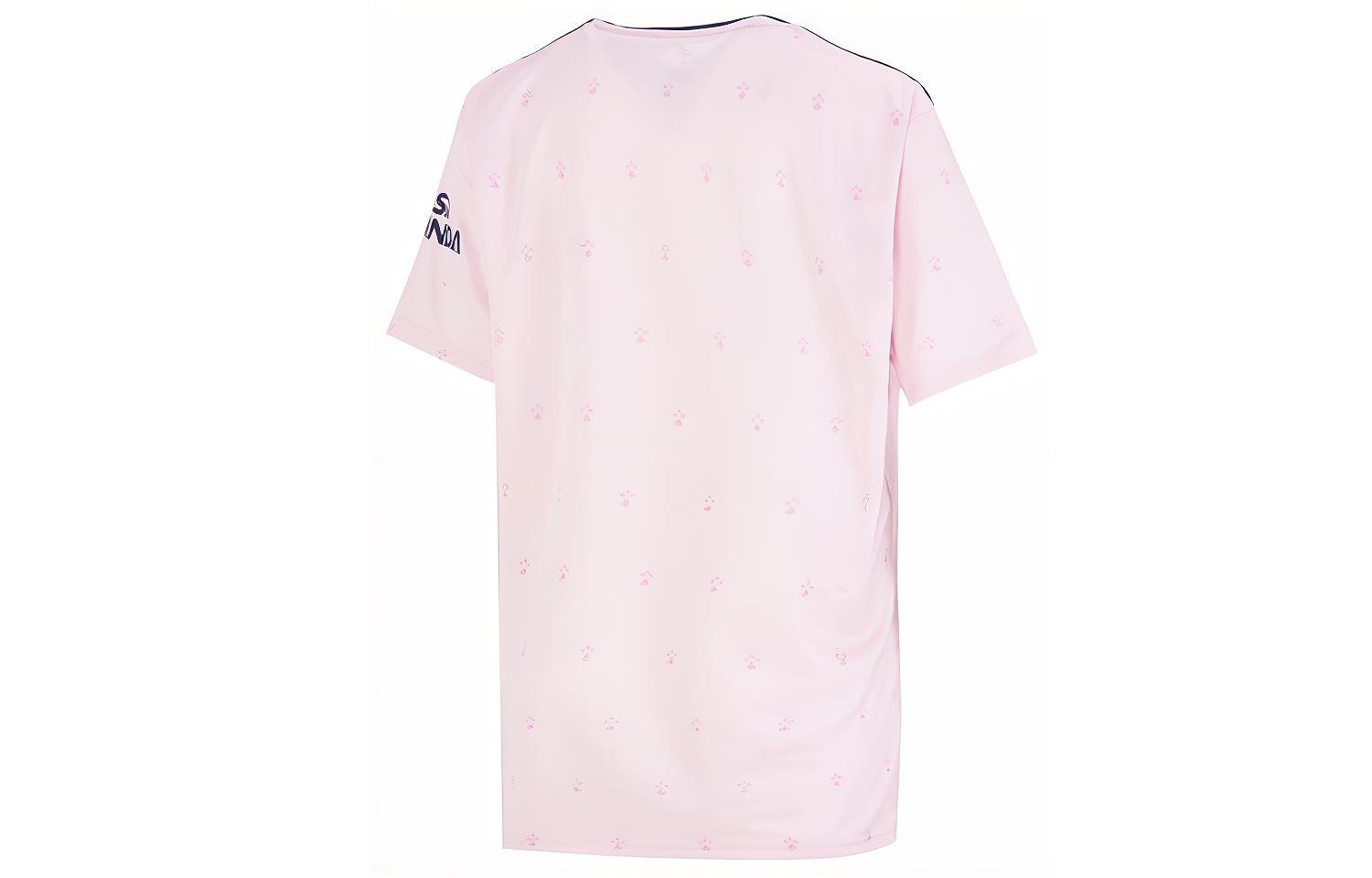 Lookbook adidas 粉色標誌短袖足球訓練球衣 HF0709