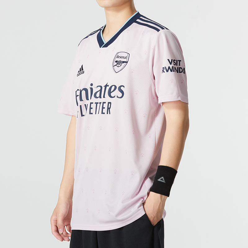 Details for adidas 粉色標誌短袖足球訓練球衣 HF0709