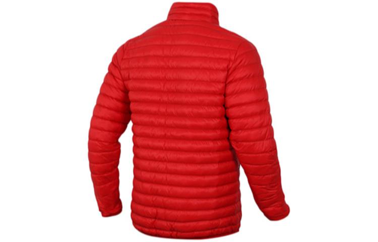 Lookbook アディダス レッドロゴプリント付きフルジップパファージャケット CY6111