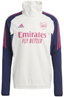 adidas Retro High-Neck Pullover Long-Sleeve Sweatshirt White HS7625 adidas Retro High-Neck Pullover Long-Sleeve Sweatshirt White HS7625