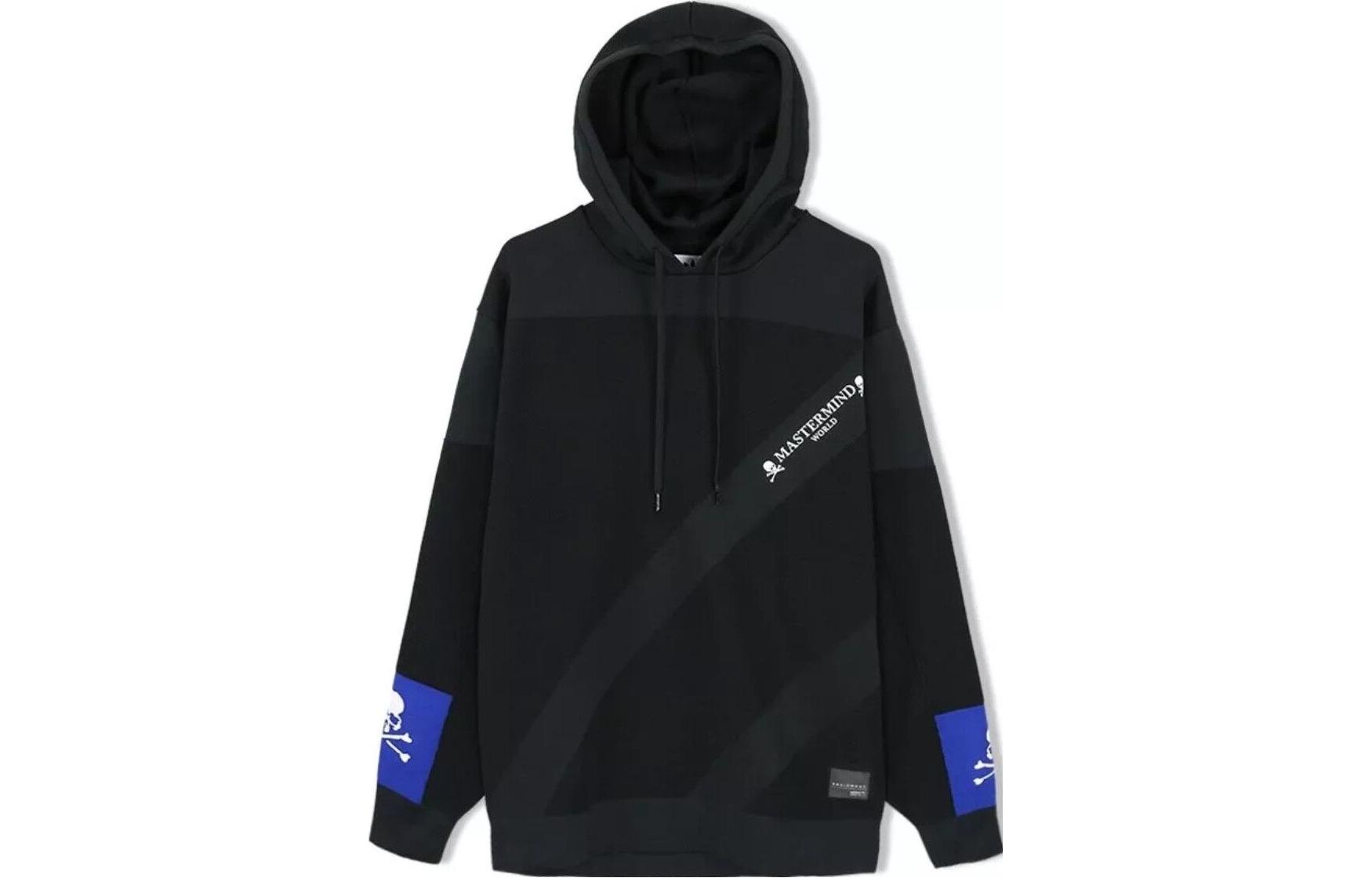 adidas  Skull Letter Print Hoodie - Black CG0753