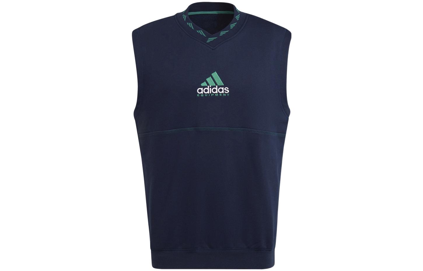 Order adidas Rompi Tanpa Lengan V-Neck Solid - Biru HG8092