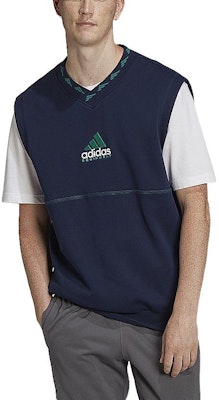 adidas Rompi Tanpa Lengan V-Neck Solid - Biru HG8092 Lookbook adidas Rompi Tanpa Lengan V-Neck Solid - Biru HG8092