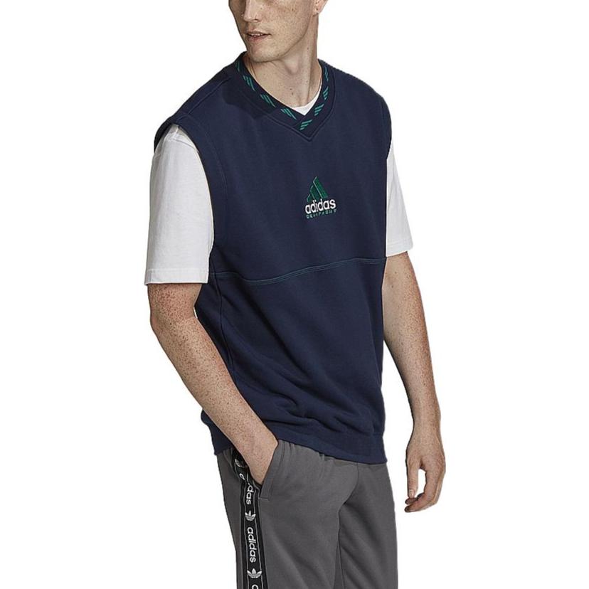 Purchase adidas Rompi Tanpa Lengan V-Neck Solid - Biru HG8092