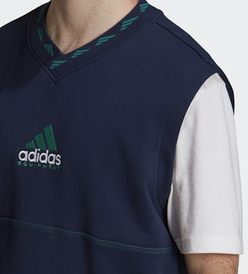 adidas Rompi Tanpa Lengan V-Neck Solid - Biru HG8092 Details for adidas Rompi Tanpa Lengan V-Neck Solid - Biru HG8092