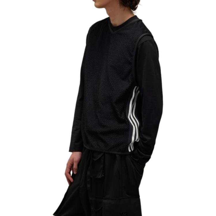 Sizing adidas 條紋無袖圓領背心 黑色 IW7501