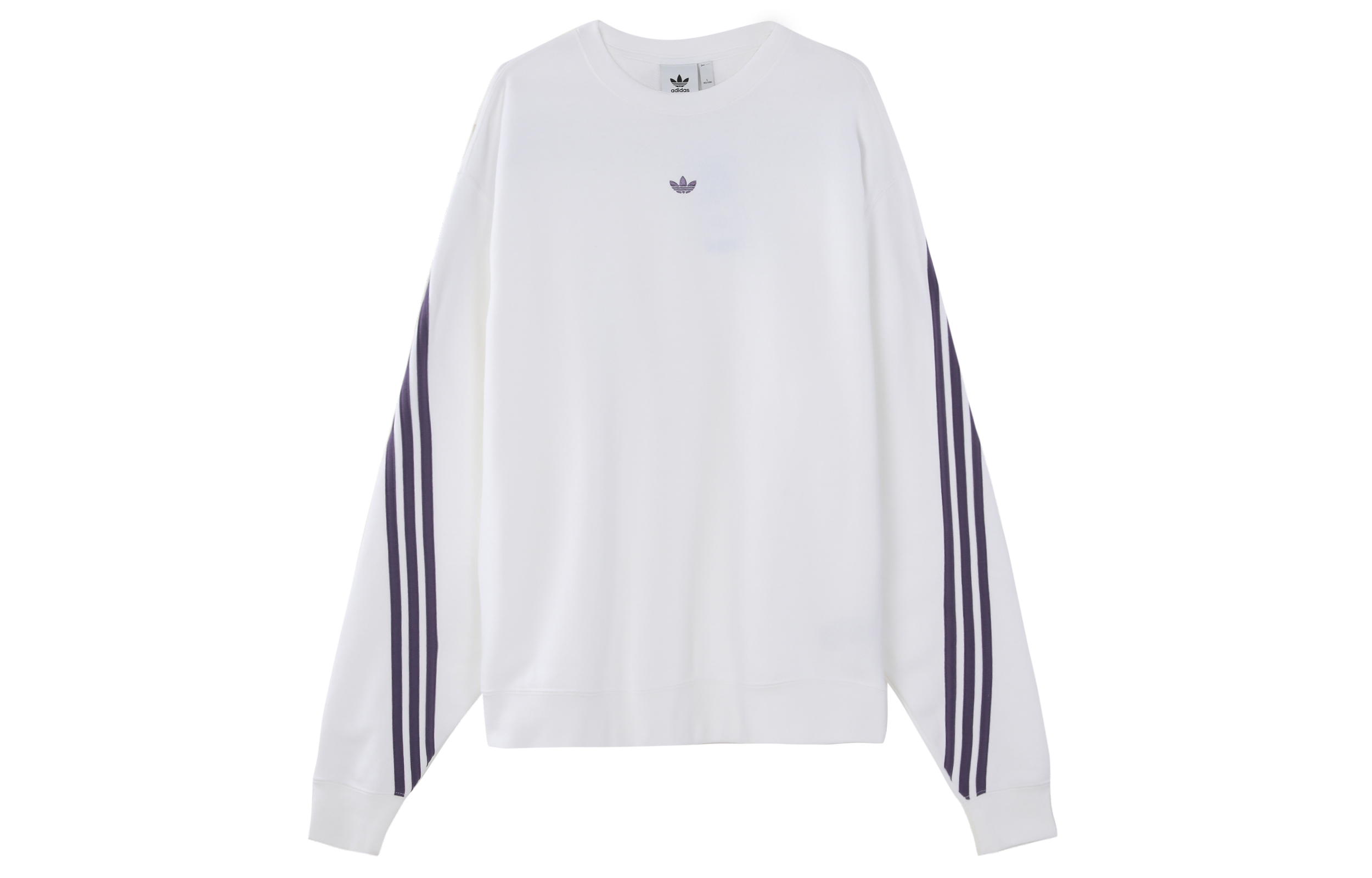 adidas Academy Stripe Pullover Sweatshirt White FM1519