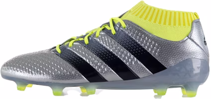 adidas Ace 16.1 Primeknit FG 'Silver Metallic Sonic Yellow' S76469 adidas Ace 16.1 Primeknit FG 'Silver Metallic Sonic Yellow' S76469