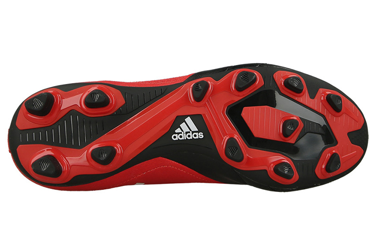Shop adidas ACE 17.4 FG 耐磨防滑足球鞋 紅黑色