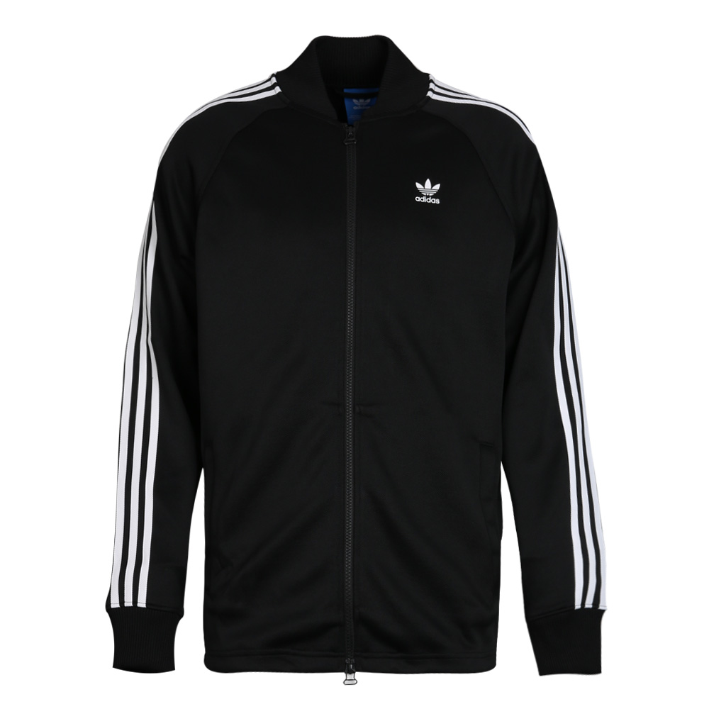 adidas ADC Fashion TT Black Striped Long-Sleeve Jacket Casual Style BQ1890