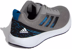 Shop adidas Adi-bounce 舒適耐磨減震 低筒運動跑步鞋 灰