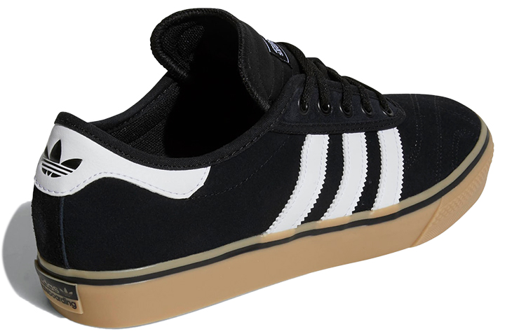 Shop adidas originals Adiease Premiere 舒適耐磨休閒板鞋 男女同款 黑色